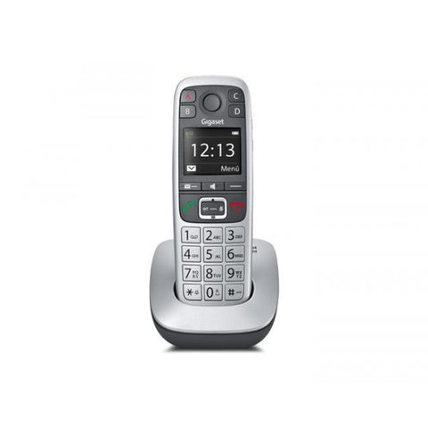 Gigaset E560 Telefono DECT Nero, Argento Identificatore di chiamata