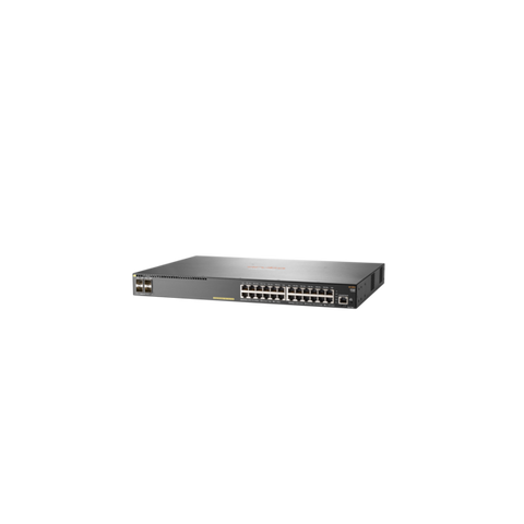 HPE ARUBA 2930F 24G PoE+4SFP+ SWITCH GESTITO L3 24 x 10/100/1000 (PoE+) + 4 x 1 Gigabit / 10 Gigabit SFP+ (uplink) PoE+ (370 W) MONTABILE SU RACK