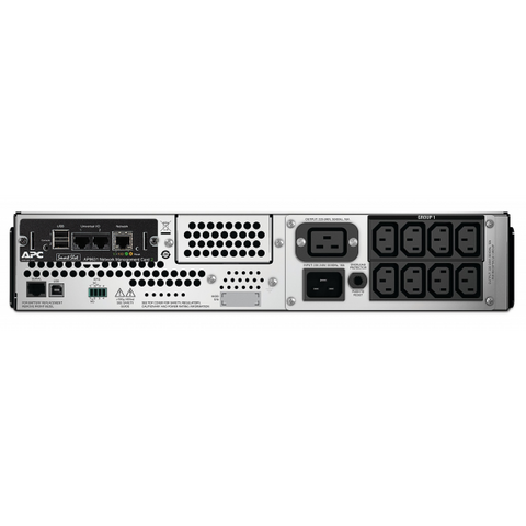APC Smart-UPS 3000VA gruppo di continuit [UPS] A linea interattiva 3 kVA 2700 W 9 presa[e] AC (APC Smart-UPS 3000 VA LCD RM mit Netzwerkkarte)