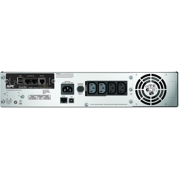 APC Smart-UPS 1500VA gruppo di continuit [UPS] A linea interattiva 1,5 kVA 1000 W 4 presa[e] AC (APC SMART-UPS 1500VA LCD RM 2U - 230V WITH NETWORK CARD)