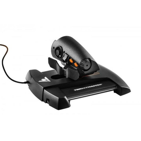Thrustmaster TWCS Throttle Nero, Arancione USB Controllo del movimento Analogico/Digitale MAC, PC (Thrustmaster Gaming Throttle)