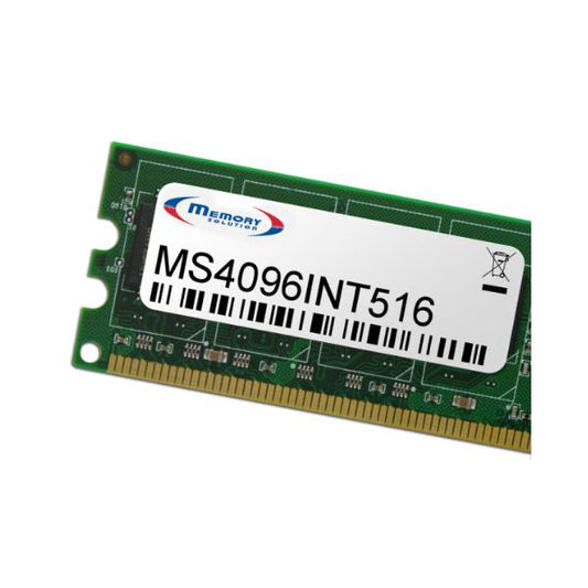 Memory Solution MS4096INT516 4GB memoria