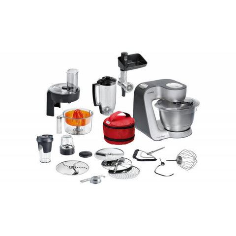 Bosch MUM59S81DE 1000W 3.9L Nero, Acciaio inossidabile robot da cucina