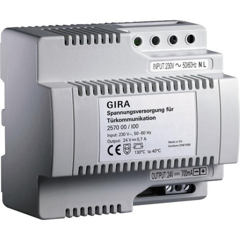 GIRA 257000 trasformatore Grigio