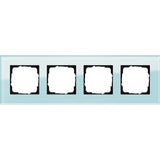 GIRA Esprit Glas Blu placca per interruttori e coperchio per presa