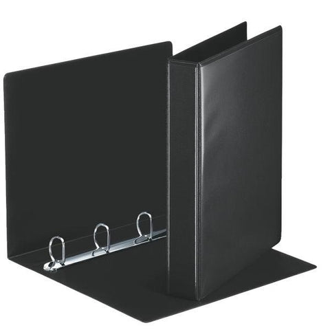 Esselte Panorama Ring Binders 4 x 30 mm Black raccoglitore ad anelli A4 Nero (Esselte Essentials Presentation Ring Binder Polypropylene 4 D-Ring A4 30mm Rings Black [Pack 10] 49717 DD)