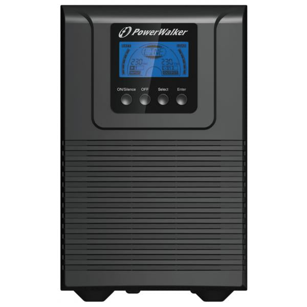 PowerWalker VFI 1000 TG gruppo di continuit [UPS] Doppia conversione [online] 1 kVA 900 W 4 presa[e] AC (VFI 1000 TG - UPS 1000VA/900W - Online, Power Factor 0.9 - Warranty: 24M)