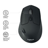 MOUSE M720 LOG OPTICAL BLUETOOTH LOGITECH NERO 7 PULSANTI WIRELESS