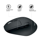 MOUSE M720 LOG OPTICAL BLUETOOTH LOGITECH NERO 7 PULSANTI WIRELESS