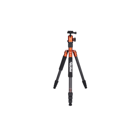 Rollei 22610 treppiede Fotocamere digitali/film 3 gamba/gambe Nero, Arancione (Rollei Prego dp5500 - digitalkamera)