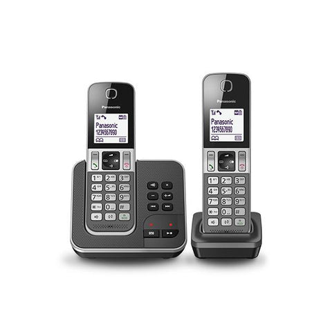 Telefono Senza Fili Panasonic KX-TGD322 Bianco Nero Nero/Grigio