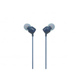 IN EAR CON MICR E CAVO PIATTO BLU