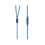 IN EAR CON MICR E CAVO PIATTO BLU
