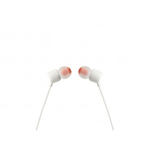 JBL AURICOLARE VIVAVOCE STEREO T110 JACK 3,5MM BLANCO 