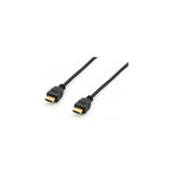 EQUIP 119350 CAVO HDMI TIPO A M/M FINO A 4K CONNETTORI PLACCATI ORO 1.8MT NERO