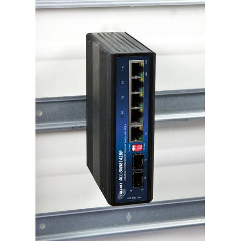 ALLNET 134037 Conmutador de red no gestionado Gigabit Ethernet (10/100/1000) Compatible con alimentación a través de Ethernet (PoE) Nero 