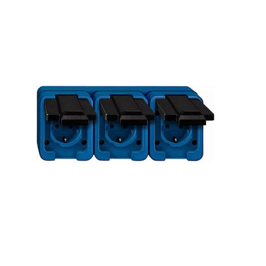 Merten 229375 presa energia Nero, Blu