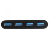 STARTECH HB30C4AB HUB USB-C 4 PORTE USB-A 3.0 SUPERSPEED ALIMENTAZIONE A BUS DESKTOP NERO