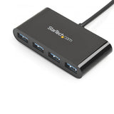 STARTECH HB30C4AB HUB USB-C 4 PORTE USB-A 3.0 SUPERSPEED ALIMENTAZIONE A BUS DESKTOP NERO