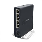 Mikrotik hAP ac lite tower punto accesso WLAN Supporto Power over Ethernet (PoE) Nero