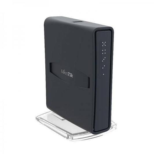 Mikrotik hAP ac lite tower punto accesso WLAN Supporto Power over Ethernet (PoE) Nero