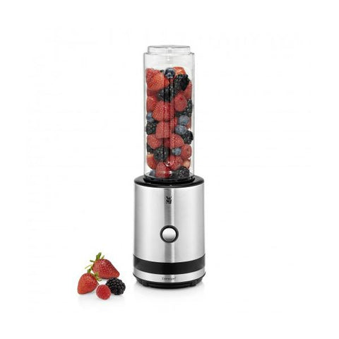 WMF KITCHENminis smoothie-to-go Frullatore da tavolo 0.6L 300W Nero, Acciaio inossidabile frullatore