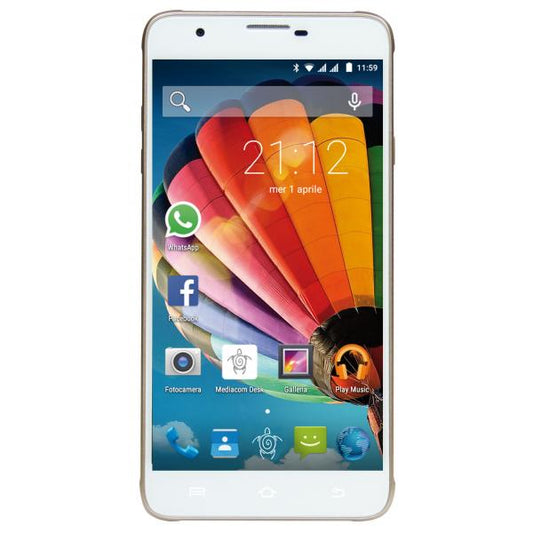 MEDIACOM PHONEPAD DUO G551 DUAL SIM 5.5" QUAD CORE 8GB RAM 1GB ITALIA GOLD