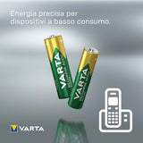 VARTA PHONE POWER BATTERIA MINI STILO AAA 800 mAh RICARICABILE BLISTER 2 Pz.