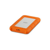 LaCie Rugged USB-C disco rigido esterno 1000 GB Arancione, Argento