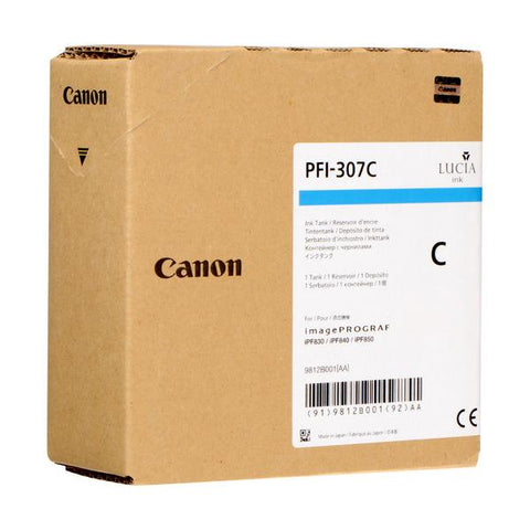 CANON SERBATOIO INCH. PFI-307C CYAN (330ML) X IPF 830 840 850 9812B001
