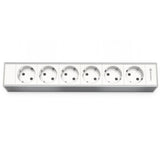 Kindermann 7449000306 Tipo F Alluminio, Bianco cassetta di scarico