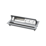 Kindermann 7492000083 Tipo F (Schuko) Argento cassetta di scarico