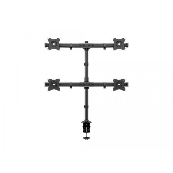 Multibrackets 3316 Supporti a parete per TV 68,6 cm [27] Scrivania Nero (Multibrackets M Deskmount Basic Quad -)