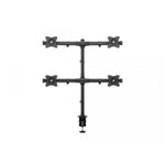 Multibrackets 3316 Supporti a parete per TV 68,6 cm [27] Scrivania Nero (Multibrackets M Deskmount Basic Quad -)