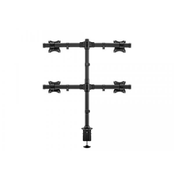 Multibrackets 3316 Supporti a parete per TV 68,6 cm [27] Scrivania Nero (Multibrackets M Deskmount Basic Quad -)
