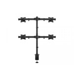 Multibrackets 3316 Supporti a parete per TV 68,6 cm [27] Scrivania Nero (Multibrackets M Deskmount Basic Quad -)