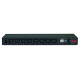 APC AP7820B unit di distribuzione dell'energia [PDU] 8 presa[e] AC 0U/1U Nero (RACK PDU METERED 1U 12A/208V - 10A/230V [8] C13S)