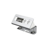 Kindermann 7430000052 Tipo F (Schuko) Grigio, Bianco cassetta di scarico