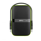 Silicon Power Armor A60 disco rigido esterno 4000 GB Nero, Verde