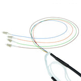 ACT RL2301 cavo a fibre ottiche 10 m 4x LC OS2 Multicolore, Giallo