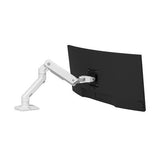 Ergotron HX Series 45-475-216 Supporti a parete per TV 124,5 cm [49] Scrivania Bianco (HX DESK SINGLE MONITORARM WHITE - 42IN 9-19KG TILT 75 MIS-D 10Y W)