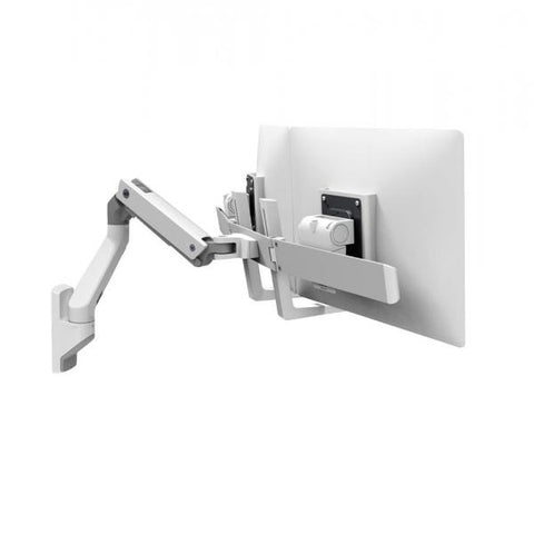 Ergotron 45-479-216 Supporti a parete per TV 81,3 cm [32] Bianco (HX WALLMOUNT DUAL MONITOR ARM - 32IN 7.9KG LIFT29 MISD WHITE 10Y)