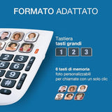 ***ALCATEL TMAX 10 UK WHT BIG BUTTON - Versione UK