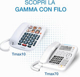 ***ALCATEL TMAX 10 UK WHT BIG BUTTON - Versione UK