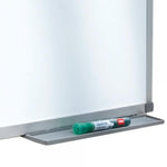 Nobo Lavagna bianca magnetica in acciaio Basic 1200x900 con bordo basico (Nobo 1905211 Essence Steel Magnetic Whiteboard 1200 x 900mm)