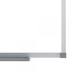 Nobo Lavagna bianca magnetica in acciaio Basic 1200x900 con bordo basico (Nobo 1905211 Essence Steel Magnetic Whiteboard 1200 x 900mm)