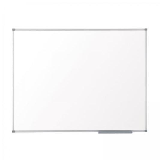 Nobo Lavagna bianca magnetica in acciaio Basic 1200x900 con bordo basico (Nobo 1905211 Essence Steel Magnetic Whiteboard 1200 x 900mm)