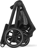 ***Passeggino CYBEX Gold EOS 2 in 1 con seggiolino auto Aton B2 i-Size e adattatore per seggiolino auto, sistema da viaggio, dalla nascita fino a 22 kg (circa 4 anni), Moon Black (Nero)