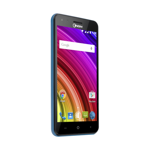 NGM YOU COLOR E505 DUAL SIM 5" QUAD CORE 8GB 1GB RAM 4G LTE EXTRA COVER OMAGGIO AGGIUNTIVA TRA 21 COLORI ITALIA BLUE