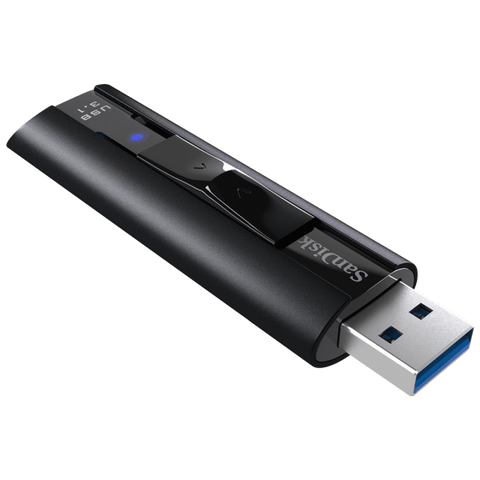 Sandisk Extreme Pro unità flash USB 128 GB USB tipo A 3.0 (3.1 Gen 1) Nero